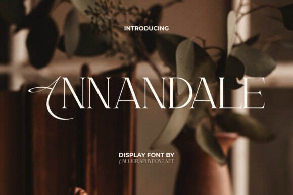 Annandale Font for Professional and Charming Brand Campaigns