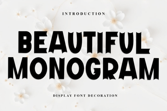 Beautiful Monogram Font for Festive Campaign Designs