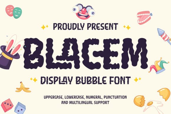 Blacem: A Playful Display Font for Creative Projects
