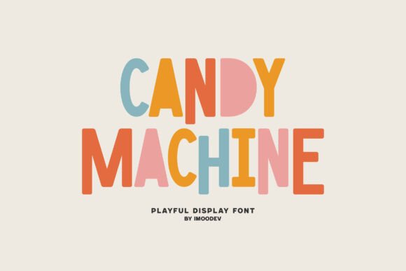 Candy Machine Font for Playful Branding and Eye-Catching Design