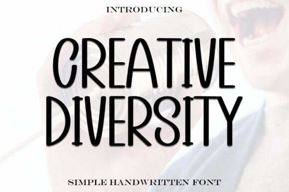 Creative Diversity Font for Elegant Editorial Design