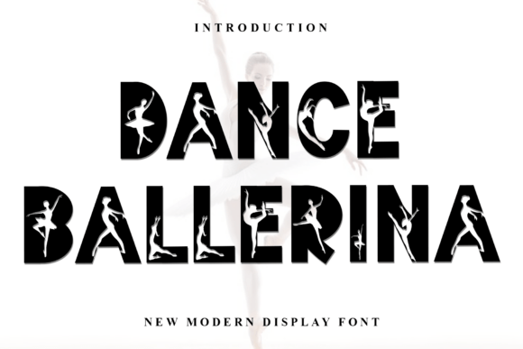 Dance Ballerina: A Soft Display Typeface for Editorial Design