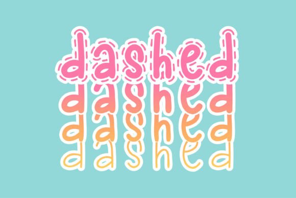 Dashedline Stacked for Playful Branding and Eye-Catching Campaigns