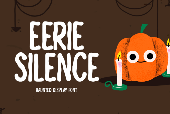 Eerie Silence: A Haunted Display Font for Bold Branding