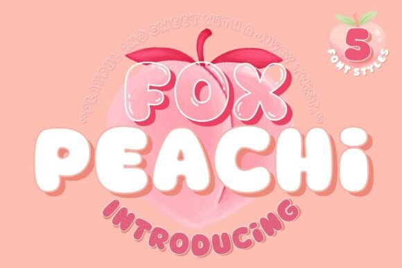 Fox Peachi: The Bubbly Display Font for Modern Web Projects