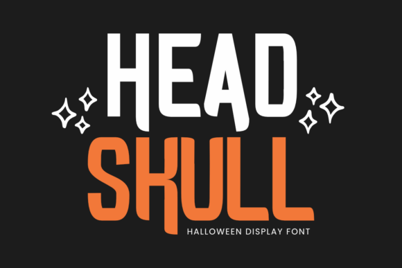 Headskull Regular: A Spooky Font for Bold Editorial Designs