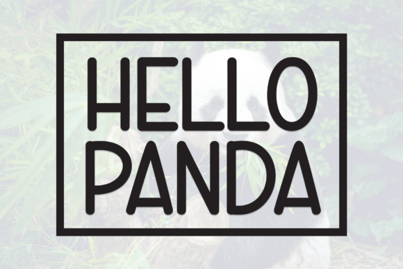 Hello Panda: The Perfect Display Font for Crafters and Sellers