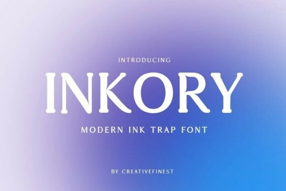 Inkory Regular: A Modern Display Font for Campaign Creatives