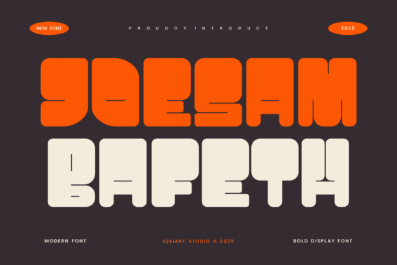Joesam Bafeth: A Bold Display Typeface for Editorial Design