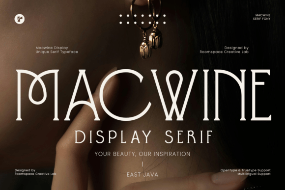 Macwine: A Refined Serif Font for Elegant Handmade Creations