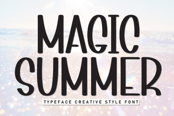 Magic Summer: A Delightful Display Font for Your Next Project