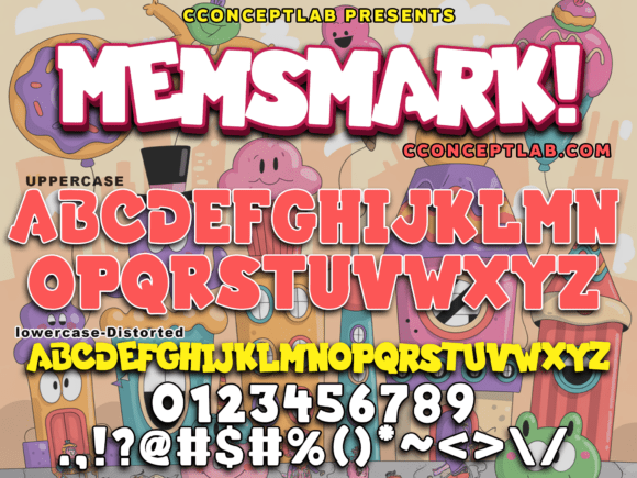 Memsmark: A Groovy Bold Font for Digital Creativity