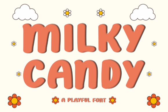 Milky Candy Font Review: A Soft Display Typeface for Branding