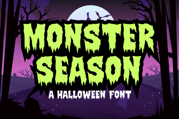 Monster Season: A Unique Display Font for Digital Branding
