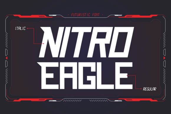 Nitro Eagle: The Bold Display Font for Handmade Products