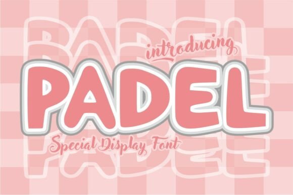 Padel Font for Summer Branding and Playful Business Design