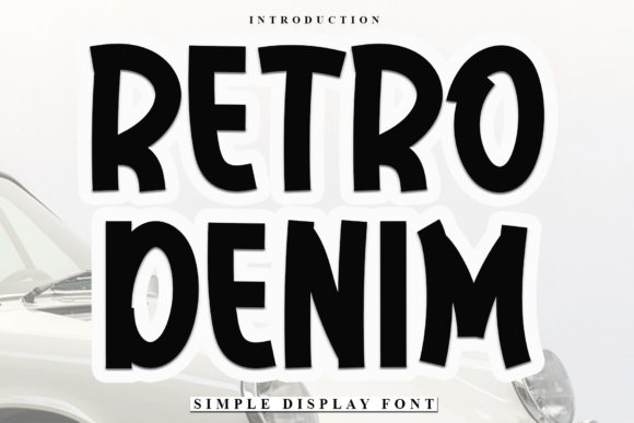 Retro Denim: A Festive Display Typeface for Holiday Makers