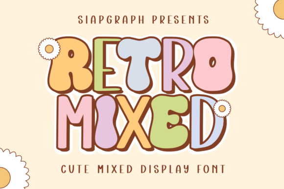 Retro Mixed: A Playful Display Font for Small Business Branding