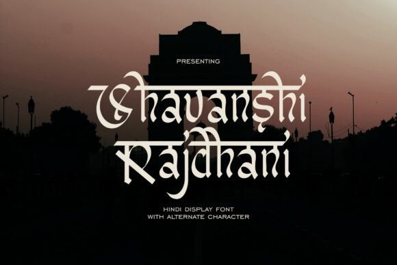 Shavanshi Radjani: A Display Font for Elegant Editorial Design