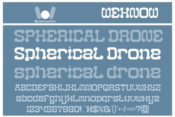 Spherical Drone: The Ultimate Display Font for Futuristic Branding