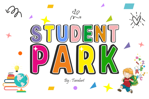 Student Park: A Display Font for Youthful Campaigns