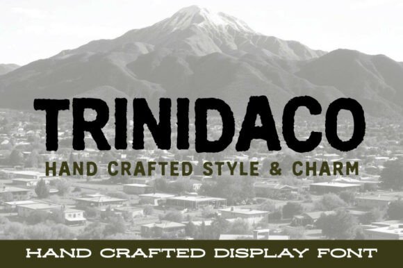 Trinidaco: A Bold Hand-Rendered Typeface for Creative Branding