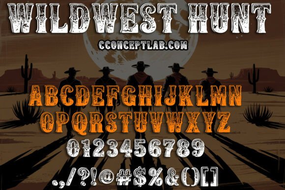 Wildwest Hunt: The Ultimate Display Font for High-Impact Campaigns