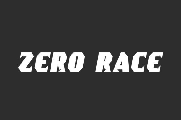 Zero Race: The Bold Typeface for High-Impact Campaigns